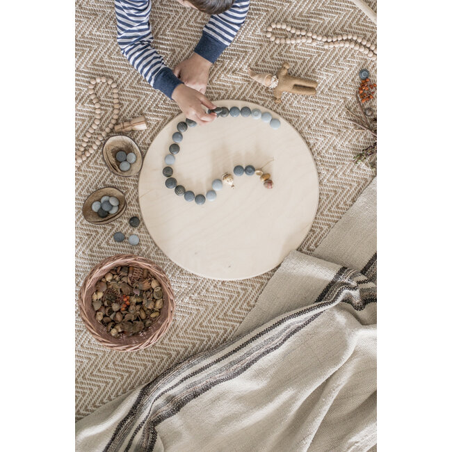 Grapat Mandala Grijze Stenen