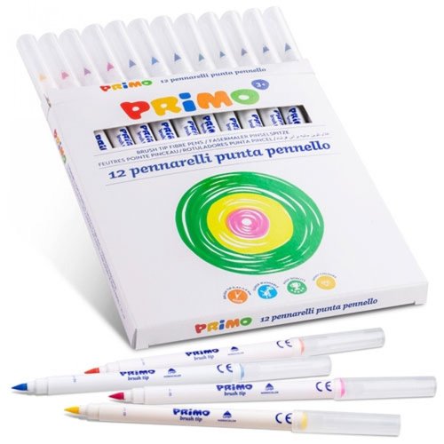 Primo Primo 12 stiften met penseelpunt Primo Primo 12 stiften met penseelpunt