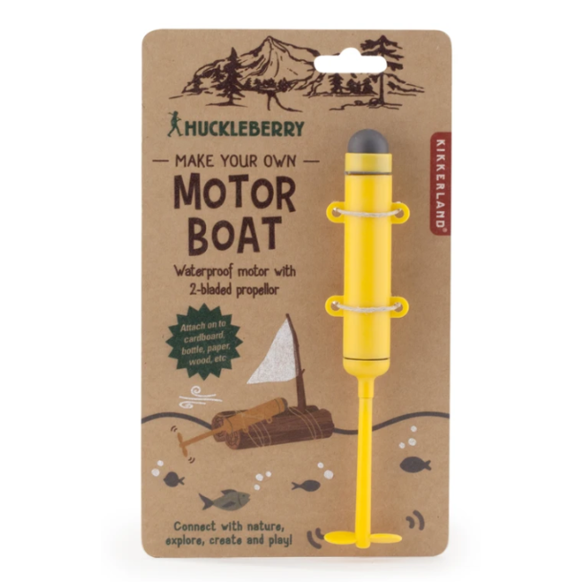 Huckleberry maak je eigen motorboot