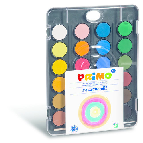 Primo Aquarelverf set 24 kleuren Primo Aquarelverf set 24 kleuren