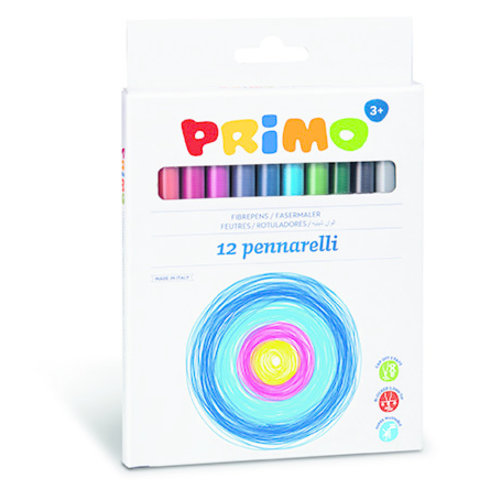 Primo Primo 12 Viltstiften uitwasbaar ø 2,5 mm