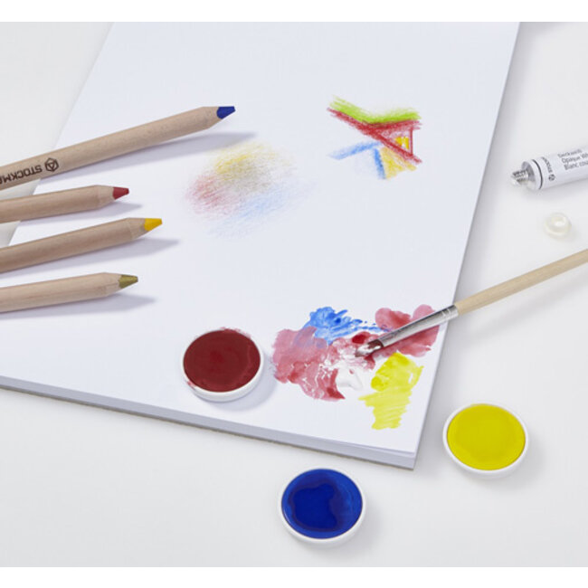 Stockmar Plakkaatverfset 12 kleuren + wit