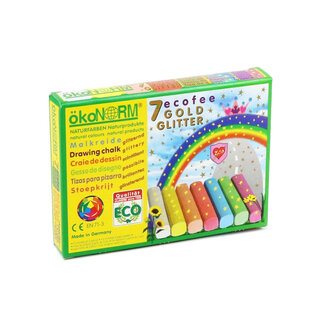 Ökonorm stoepkrijt met glitters