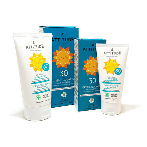 Attitude Little Ones Baby Zonnebrand - SPF 30 - geurvrij Attitude Little Ones Baby Zonnebrand - SPF 30 - geurvrij