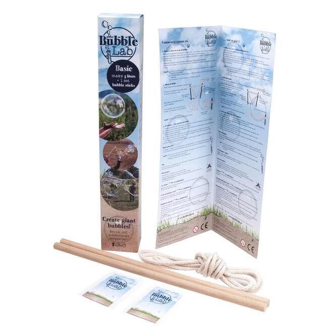 BubbleLab - 1 set stokken en bellenpoeder voor 5 liter sop