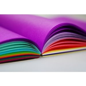 Hout & Plezier Zijdevloei papier 240 vel 20 kleuren 24x24 cm