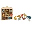 Tender Leaf Toys Set Bosdieren in houten letterbak