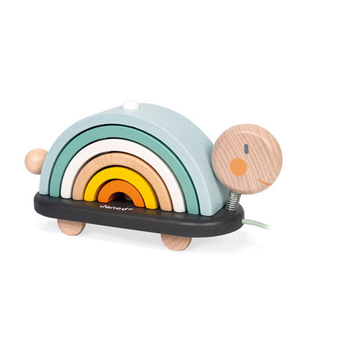 Janod Janod Sweet Cocoon - Schildpad Regenboog Janod Janod Sweet Cocoon - Schildpad Regenboog