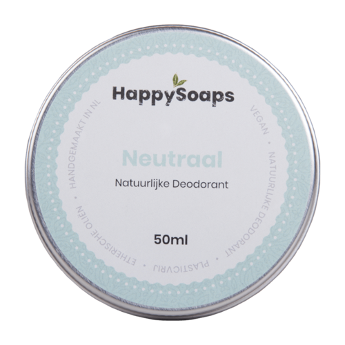 Happysoaps HappySoaps Natuurlijke Deodorant – Neutraal Happysoaps HappySoaps Natuurlijke Deodorant – Neutraal