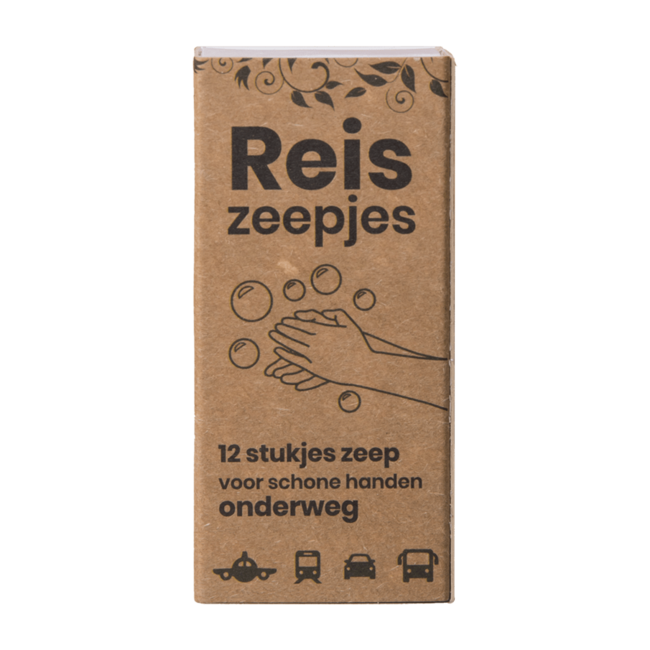 HappySoaps - Happy Mini Reis- en Toiletzeepjes (12 stuks)