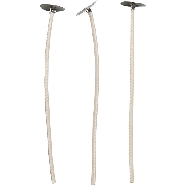 Kaarsenlontjes 10 cm - 50 stuks