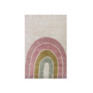Little Dutch Vloerkleed Regenboog Pink