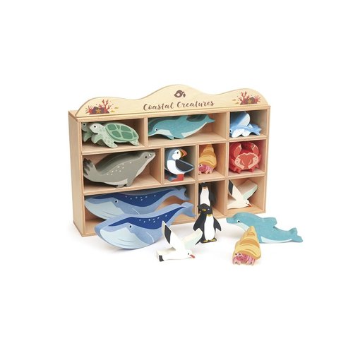 Tender Leaf Toys Tender Leaf Toys Zeedieren Set Tender Leaf Toys Tender Leaf Toys Zeedieren Set