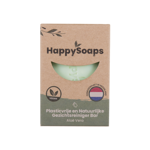 Happysoaps HappySoaps Gezichtsreiniger Bar - Aloë Vera Happysoaps HappySoaps Gezichtsreiniger Bar - Aloë Vera