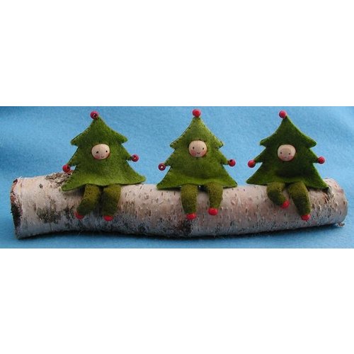 Atelier Pippilotta Atelier Pippilotta Drie Kerstboomboefjes Atelier Pippilotta Atelier Pippilotta Drie Kerstboomboefjes