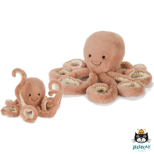 Jellycat Knuffels Jellycat Odell Octopus Jellycat Knuffels Jellycat Odell Octopus