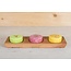 HappySoaps Mahonie Houten Houder voor 3 Shampoo Bars