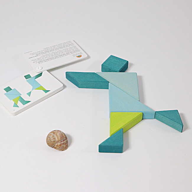 Grimms Tangram Turquoise