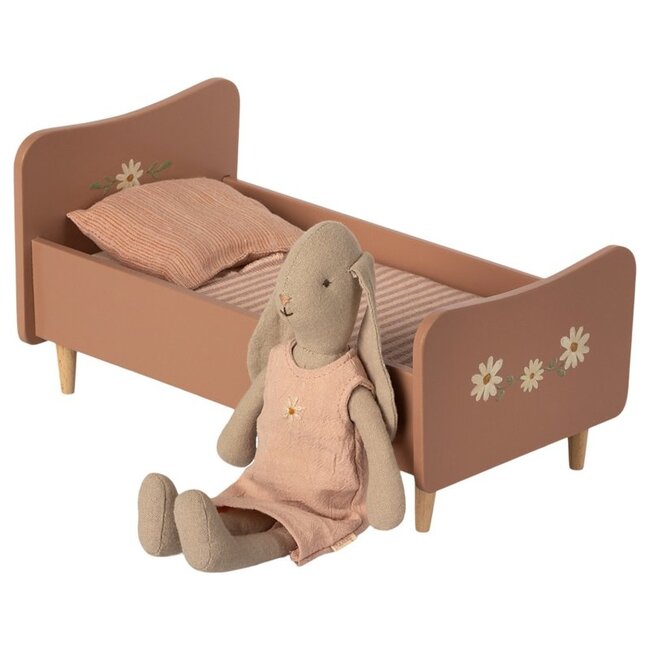 Maileg Houten Bed - Roze