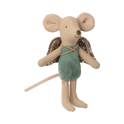 Maileg Maileg Fairy Mouse - Kleine zus - keuze uit roze, wit of blauw.
