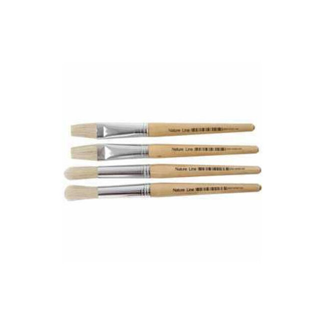 Kwasten voor kinderen - set 4 stuks