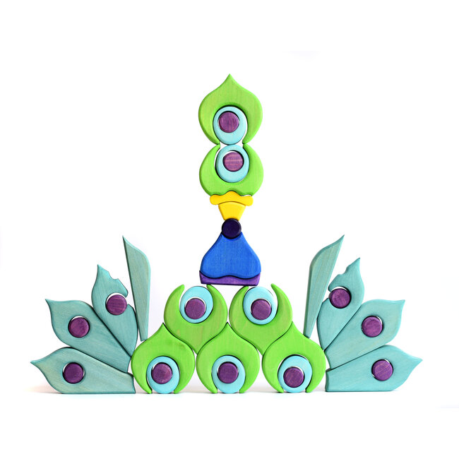 Bumbu Pauw Puzzelbouwset