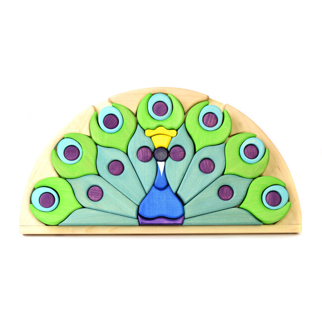 Bumbu Pauw Puzzelbouwset