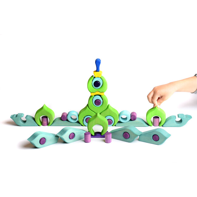 Bumbu Pauw Puzzelbouwset