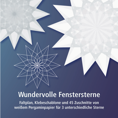 Papieren ster vouwen Prachtige Raamsterren vouwen - Wit Papieren ster vouwen Prachtige Raamsterren vouwen - Wit