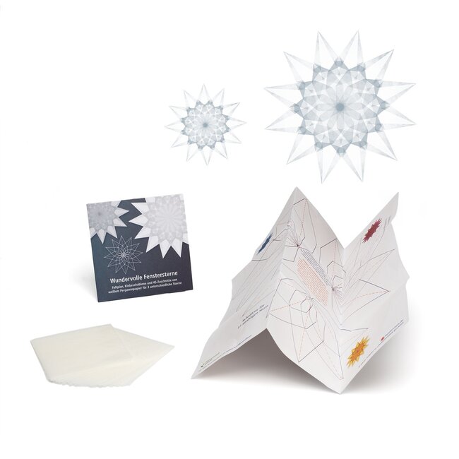 Prachtige Raamsterren vouwen - Wit