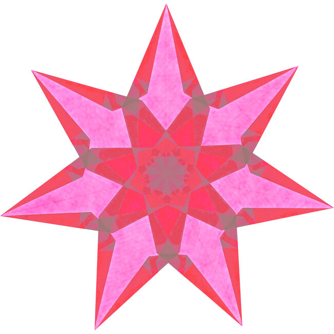 Fascinerende Raamsterren vouwen - Rood, Goudgeel, Oranje