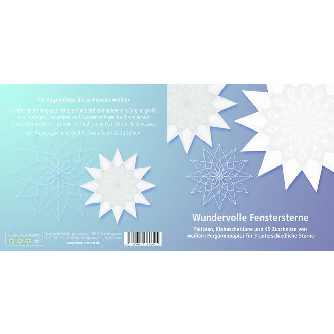 Prachtige Raamsterren vouwen - Wit