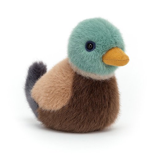 Jellycat Knuffels Jellycat Birdling Mallard - wild eendje Jellycat Knuffels Jellycat Birdling Mallard - wild eendje