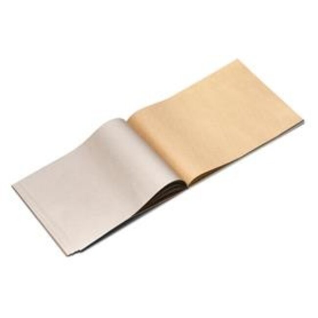 Zijdevloei papier metallic 5 kleuren 16x16 cm