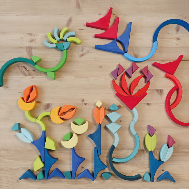 Grimms Bouwset bogen in vierkanten