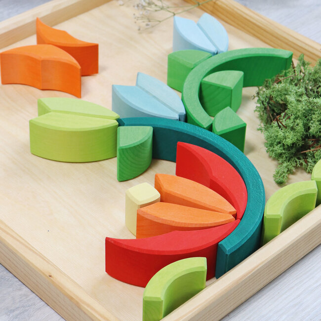 Grimms Bouwset bogen in vierkanten