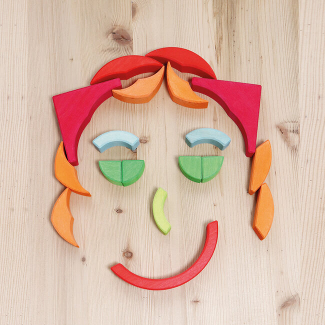 Grimms Bouwset bogen in vierkanten