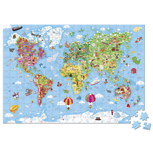 Janod Janod Wereld Puzzel Giant Janod Janod Wereld Puzzel Giant