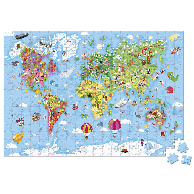 Janod Wereld Puzzel Giant