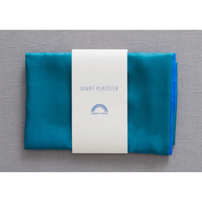 Sarah's Silks Gigantische  Playsilk - Oceaan