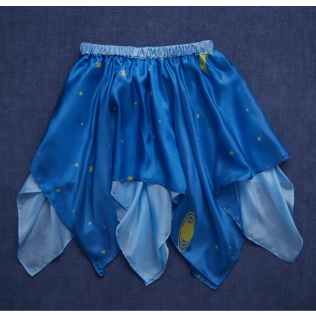 Sarah's Silks Feeën Rokje - Sterren Blauw
