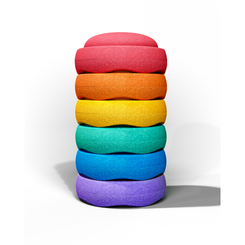 Stapelstein Stapelstein Rainbow (6 stuks) Stapelstein Stapelstein Rainbow (6 stuks)