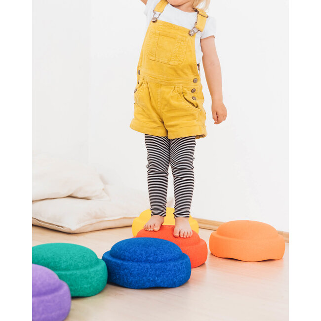 Stapelstein Rainbow  Groot (8 stuks)