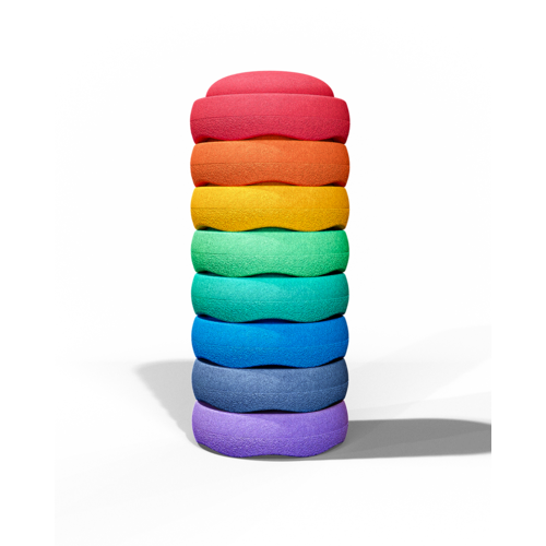 Stapelstein Stapelstein Rainbow Groot (8 stuks) Stapelstein Stapelstein Rainbow Groot (8 stuks)