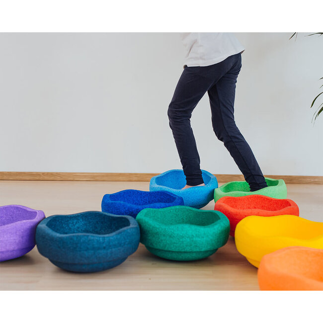 Stapelstein Rainbow  Groot (8 stuks)