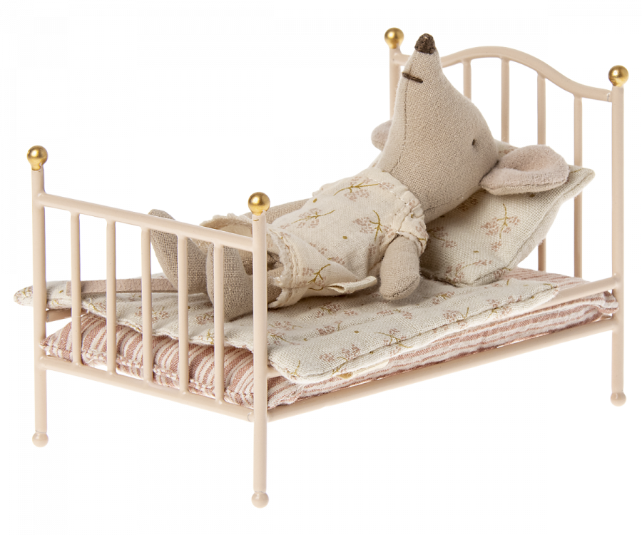 Maileg vintage bed Roze Hout & Plezier Hout en Plezier