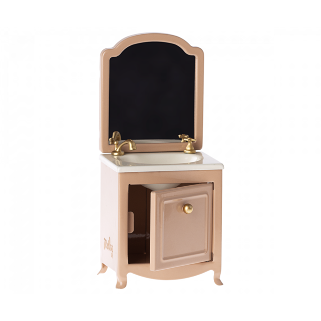 Maileg Wastafel met spiegel - Roze