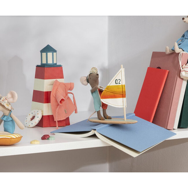 Maileg Strandmuis - Surfer grote broer