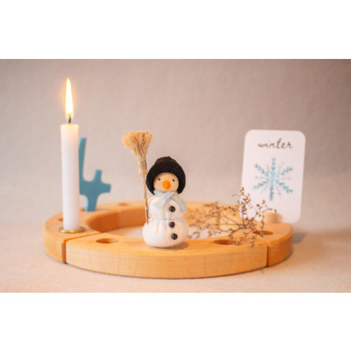 Atelier Pippilotta Atelier Pippilotta Sneeuwpop steker Atelier Pippilotta Atelier Pippilotta Sneeuwpop steker