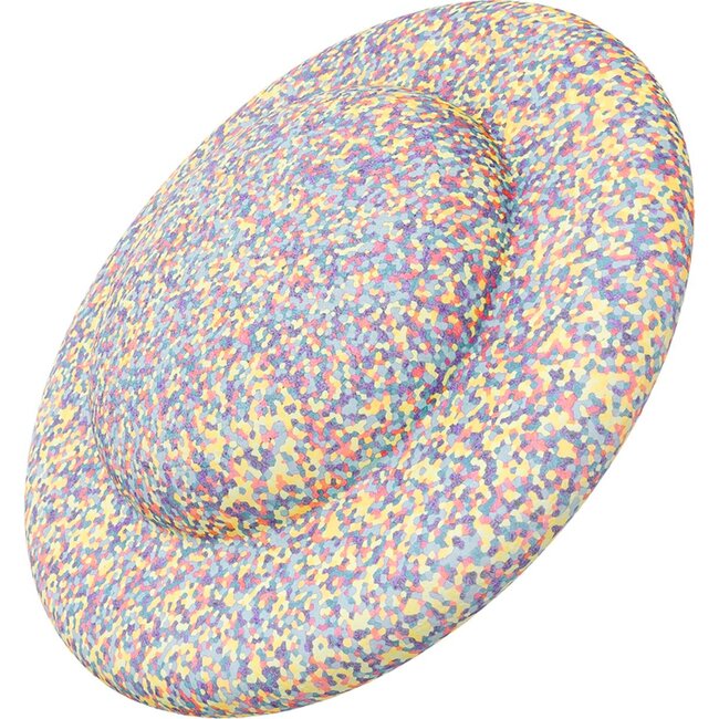 Stapelstein Pastel Regenboog 6  stuks + Balance board confetti